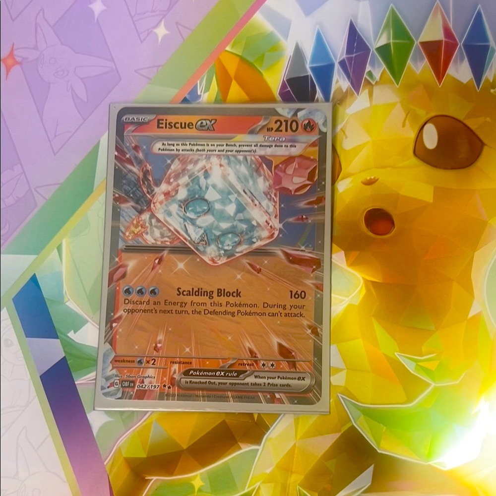 Eiscue EX Obsidian Flames Pokémon Card